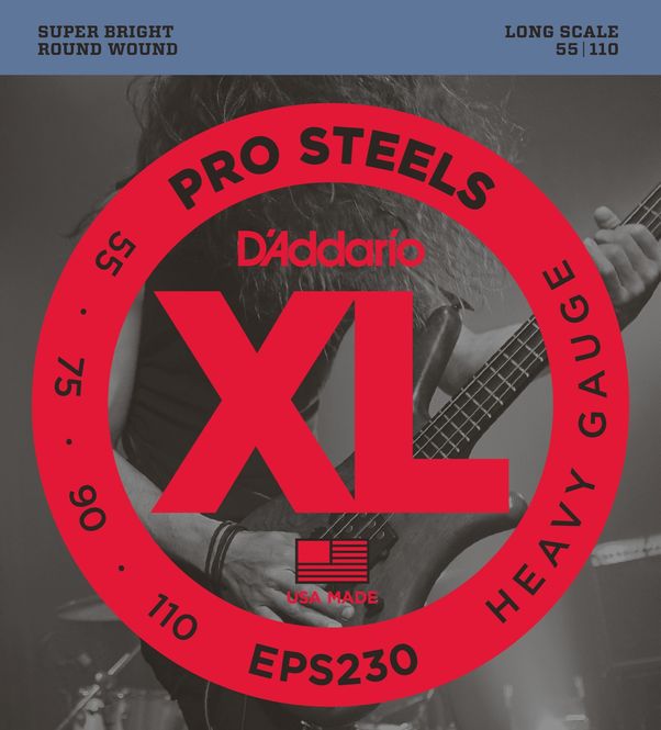 Hovedbilde D'addario EPS230 El-bass ProSteels 055-110