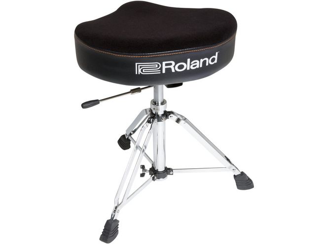 Hovedbilde Roland RDT-SH Trommestol med hydraulisk høydejustering og velour trekk.