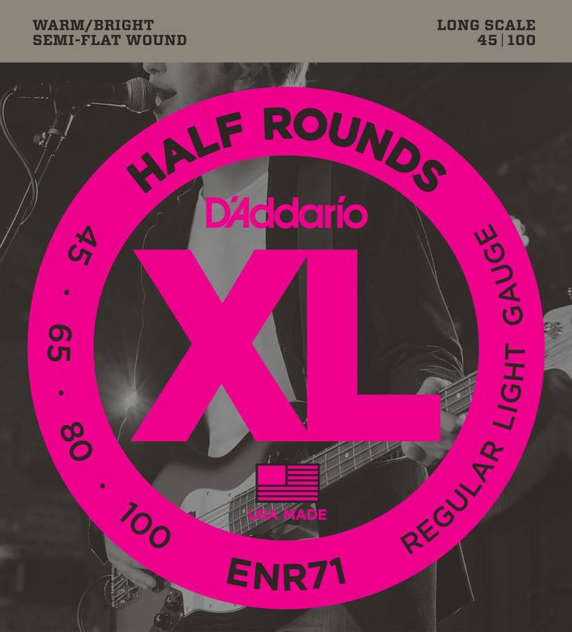 D'addario ENR71 El-bass Nickel Half Rounds 045 - 100