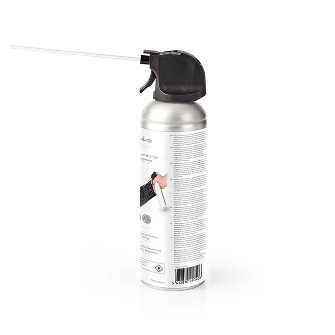 Hovedbilde Nedis Trykkluftrenser / Air Duster Spray, Ozon-vennlig, 450 ml