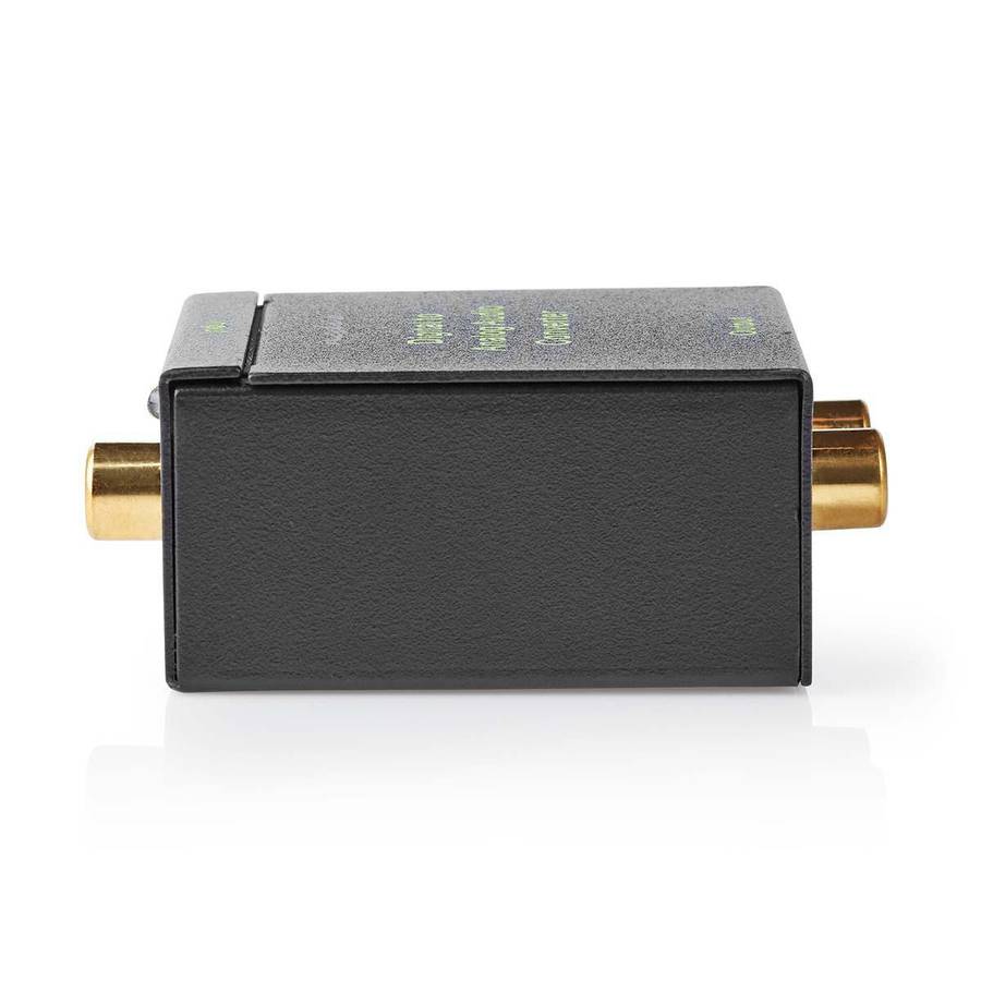 Nedis Digital til analog konverter, TosLink- / S/PDIF til Phono / AUX-3,5 mm