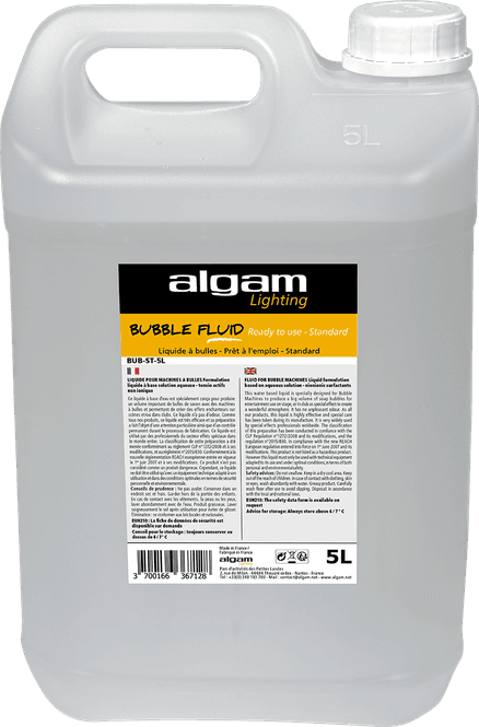 Hovedbilde Algam Bubble Fluid 5L, Standard bubble liquid