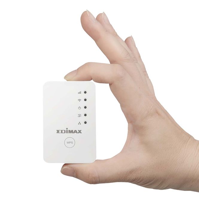 Hovedbilde Edimax N300 Mini Wi-Fi Extender/Access Point/Wi-Fi Bridge Hvit