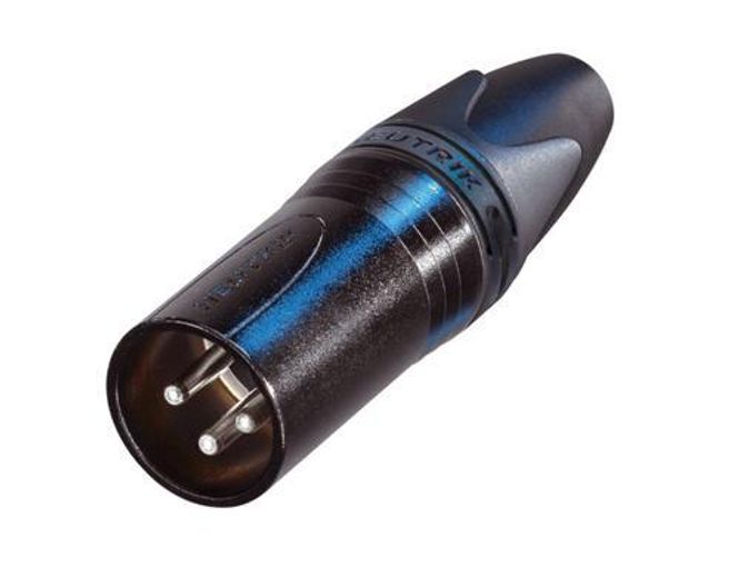 Hovedbilde Neutrik NC3MXX-BAG – 3-Pins XLR Hanplugg, Sort