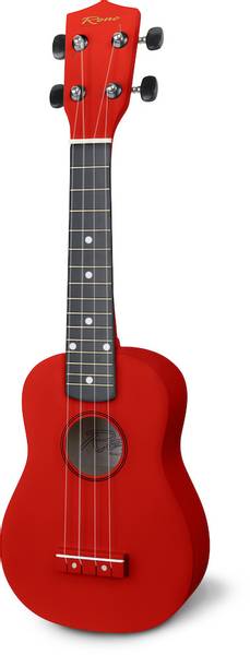 Reno RU150 Sopran Ukulele m/ bag, Rød