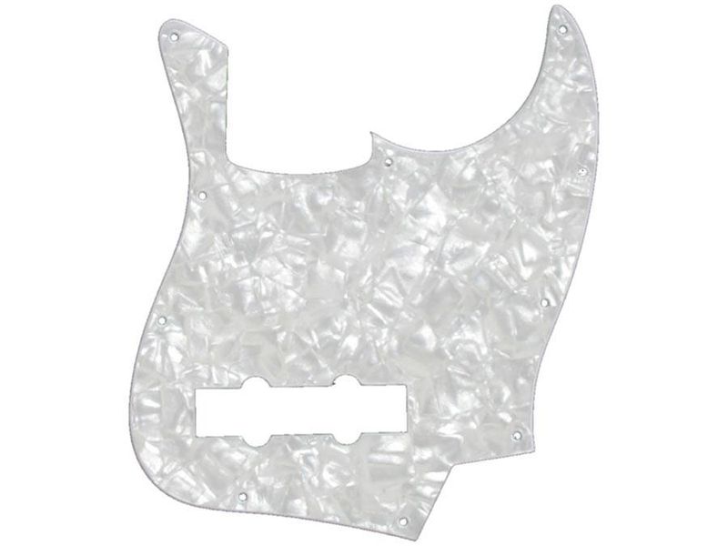 Fender  10-Hole Contemporary Jazz Bass® Pickguard White Pearl