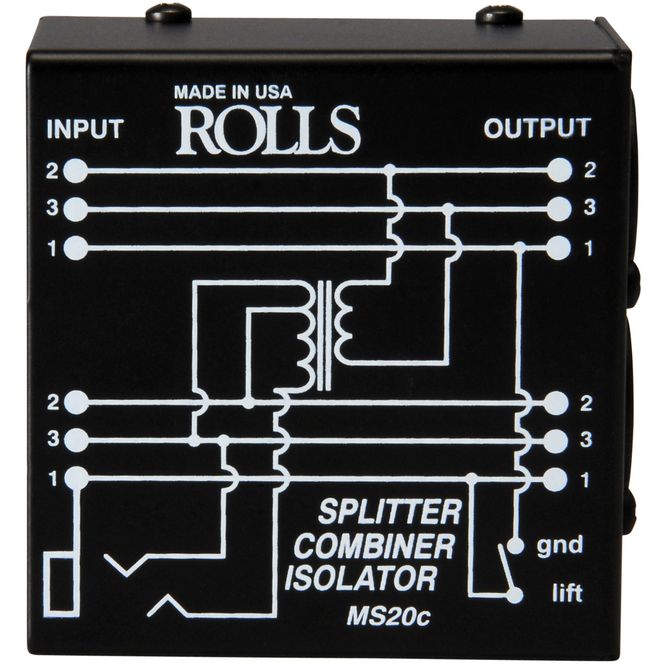 Hovedbilde Rolls MS20c Mikrofon Splitter/Combiner/Isolator