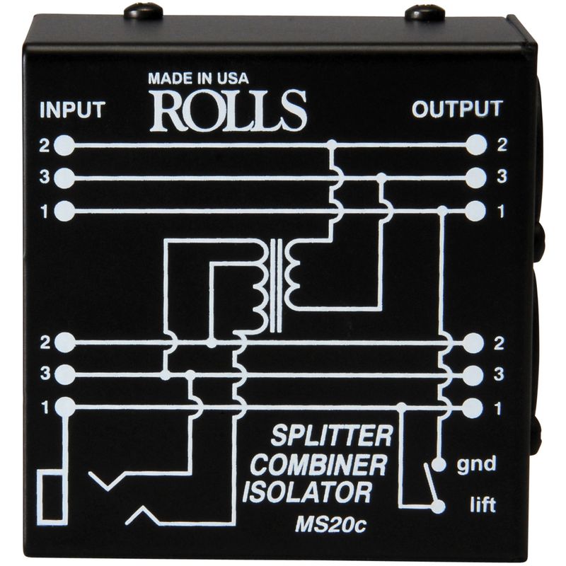 Rolls MS20c Mikrofon Splitter/Combiner/Isolator