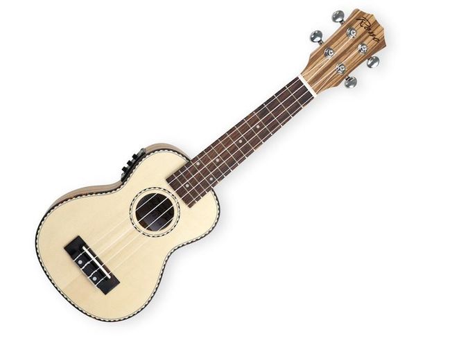Hovedbilde Reno RU210E Sopran Ukulele med Preamp, Natur