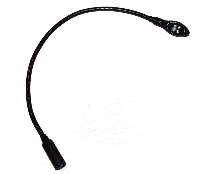 Hovedbilde A&H LED Lampe, 4-pin XLR, rett