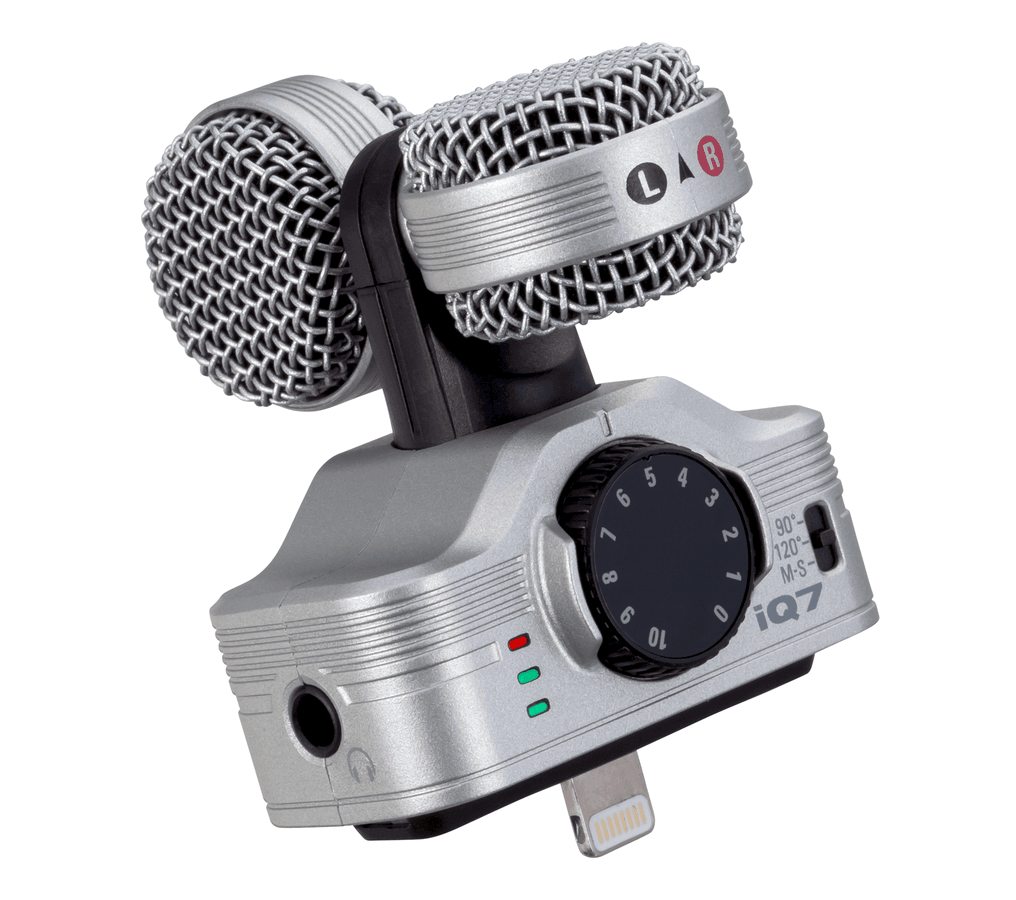Zoom IQ7 mid-side mikrofon med lightning plugg