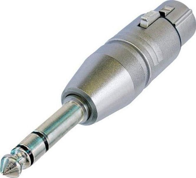 Hovedbilde Neutrik NA3FP overgang fra XLRF-3C til jack TRS