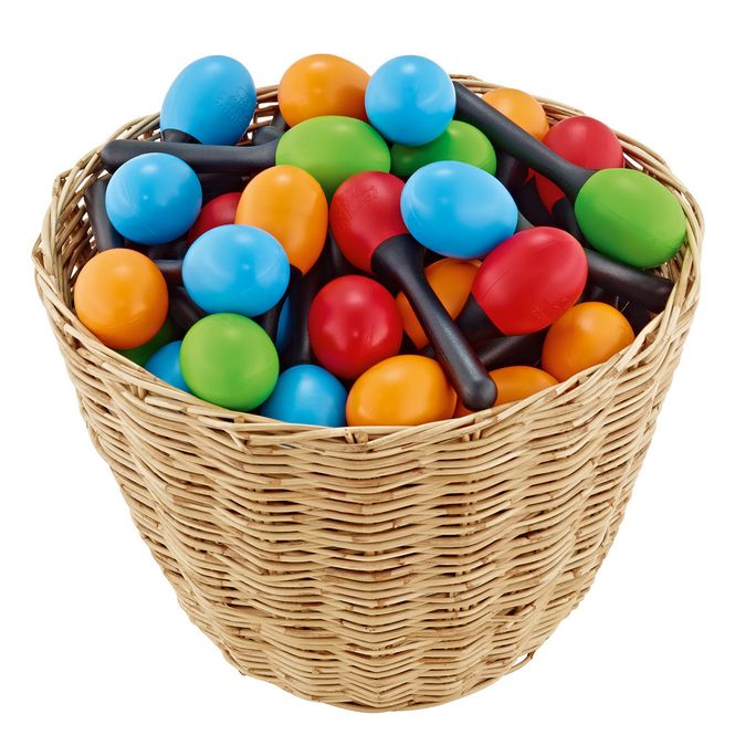 Hovedbilde Nino Percussion Egg Maracas i plast 48. stk. VE48-NINO569