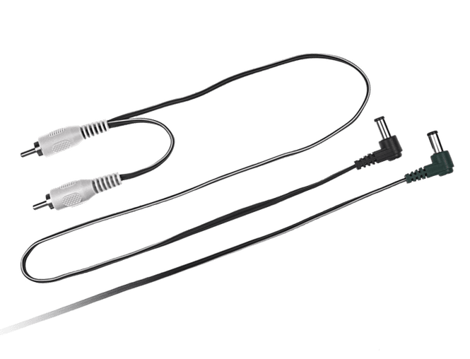 Hovedbilde Cioks Stack Flex type 1, adds two outlet's voltages, 50cm (white/black)