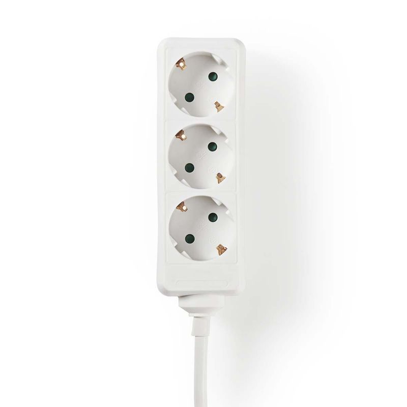 Nedis 3-veis strømforgrener, 3m