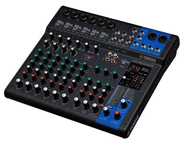 Hovedbilde Yamaha MG12XUK USB mikser m/ effekter og Knott volum, 12 kanaler
