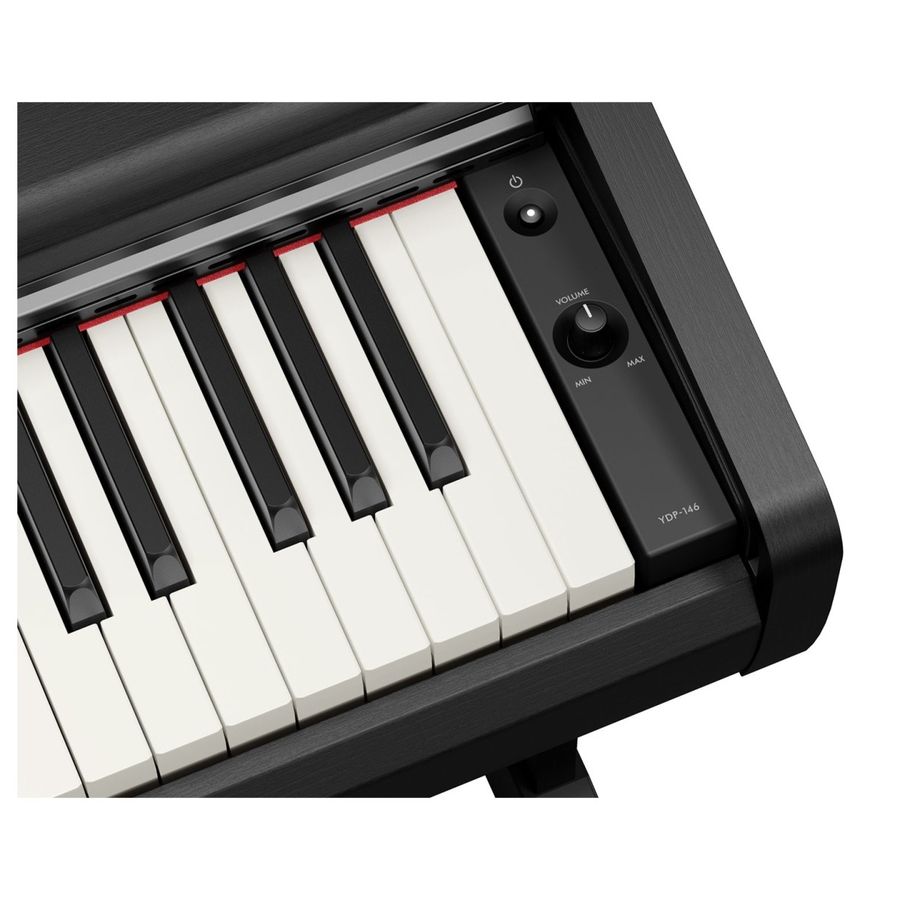 Yamaha YDP 146B digitalpiano, sort