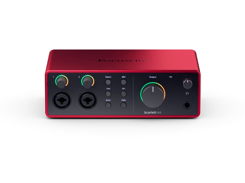 Focusrite Scarlett 4i4 Gen. 4, 4 inn/4 ut USB Lydkort