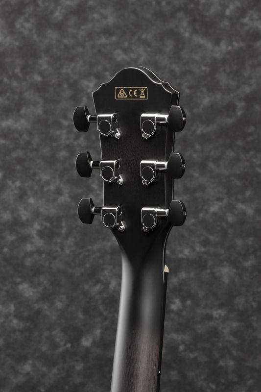 Ibanez AEWC400-TKS Westerngitar med preamp, Transparent Black Sunburst High Gloss