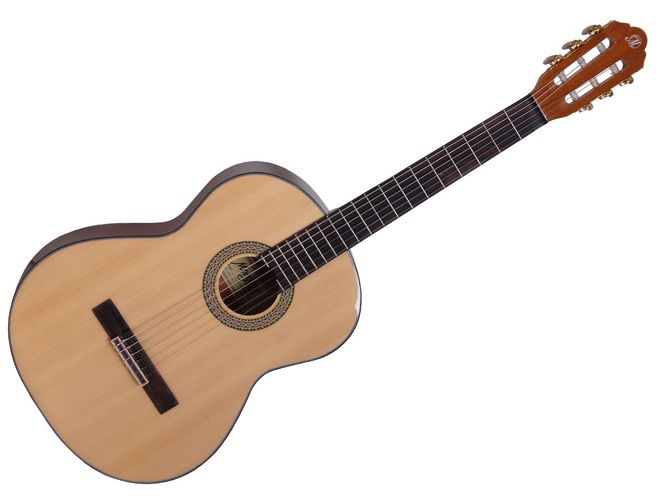 Hovedbilde Morgan CG10DLX Nylonstrengsgitar, 4/4 str., Thin Neck 48mm, Naturel