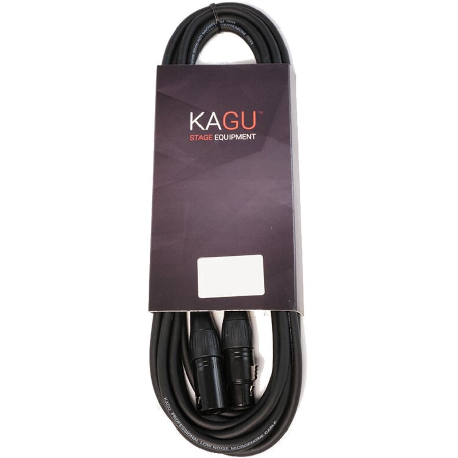 Kagu DMNX3BK DMX-kabel 15m. 3-pin, sort