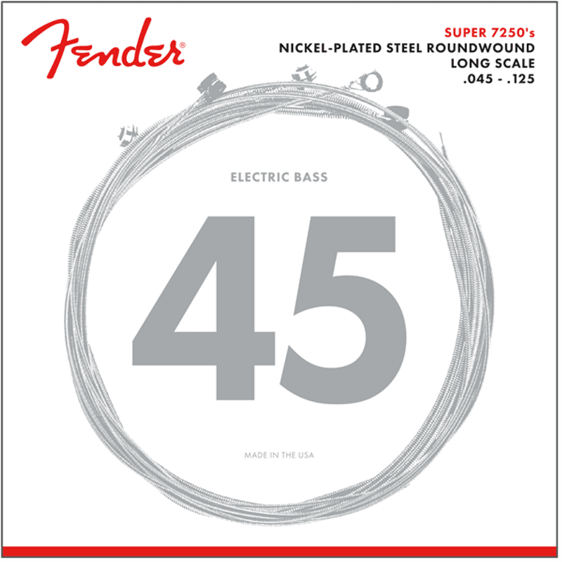 Fender 7250 5-string bass, 45-125