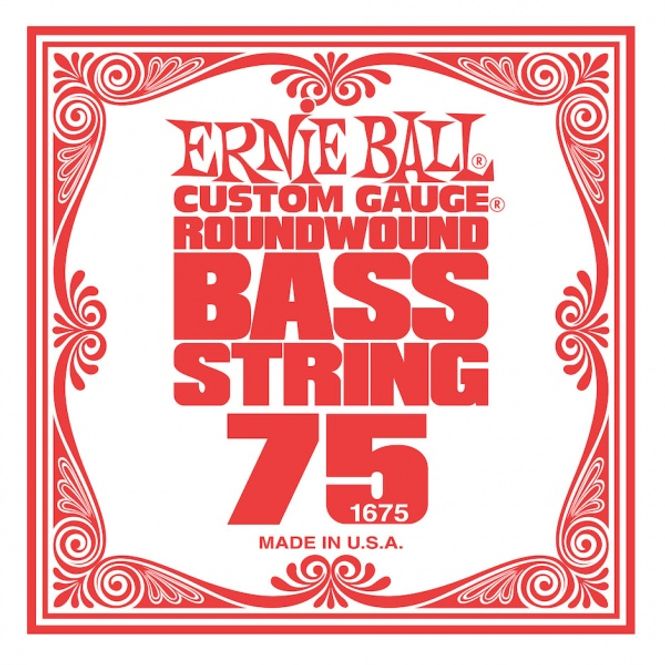 Hovedbilde Ernie Ball EB-1675, løs streng, wound, til el-bass .075rw