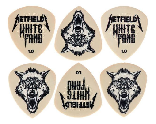 Hovedbilde Dunlop PH122P Hetfield White Fang 1.00 mm, 6 pack