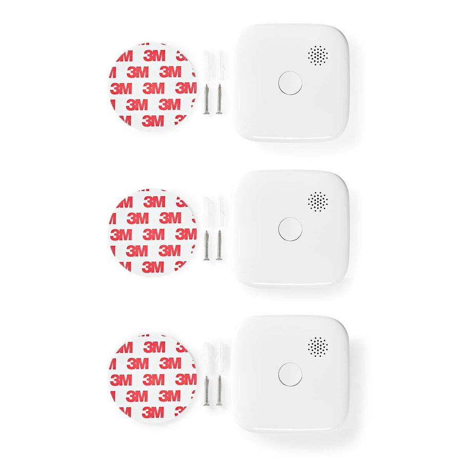 SmartLife Wi-Fi røykvarsler 3-pak, Fotoelektrisk detektor