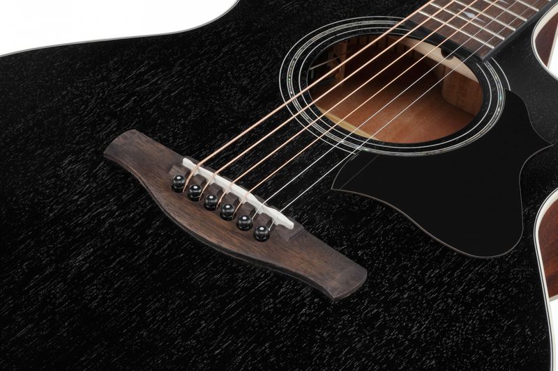 Ibanez AE140-WKH Western Gitar m/ AEQ-TP2 preamp, Weathered Black Open Pore