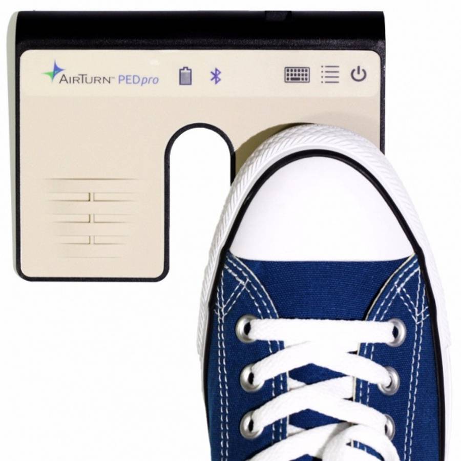 Airturn PEDpro Bluetooth brett med 2 pedaler