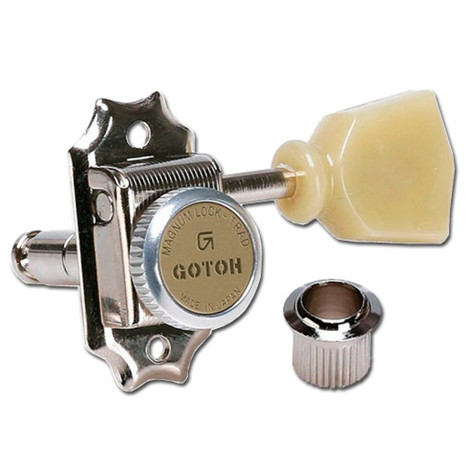 Hovedbilde Gotoh SD90-MG-T-SL-N Mekanikk, Locking Tuners, 3 Venstre, 3 høyre. Nikkel.