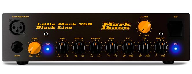 Hovedbilde MarkBass Little Mark 250, Black Line, Bass Topp, 250W