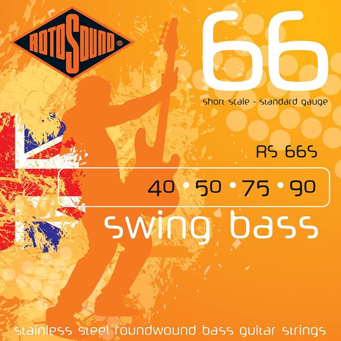 Hovedbilde Rotosound RS66S Stainless Steel Short 40-90