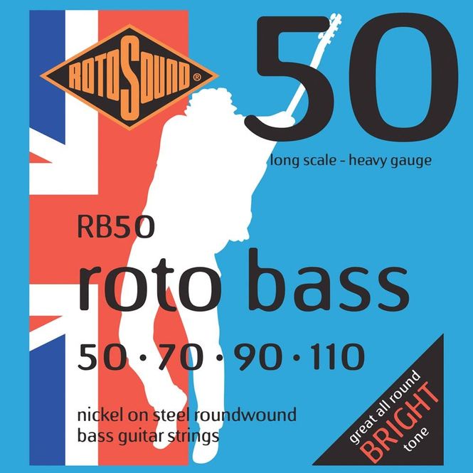 Hovedbilde Rotosound RB50 Nickel Unsilked 50-110
