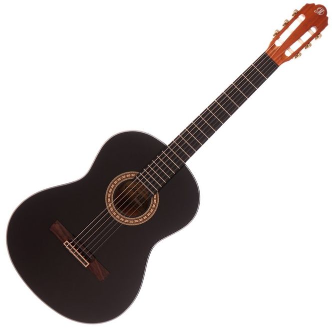 Hovedbilde Morgan CG11 DLX BKT, Nylonstrengsgitar, 4/4 str., Sort Matt