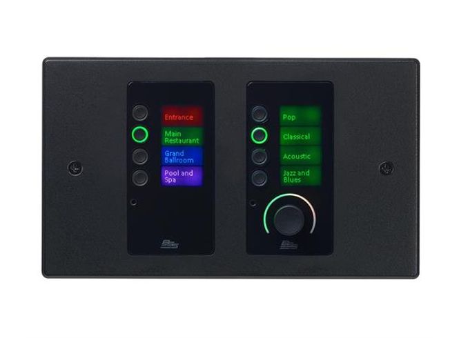 Hovedbilde BSS Contrio EC-8BV, ethernet controller 8 knapper, volum, svart