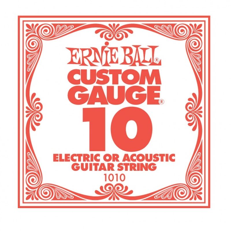 Ernie Ball EB-1010 Plain steel string, løs streng .010