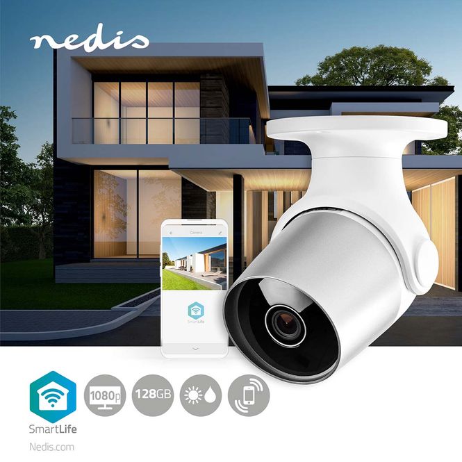 Hovedbilde SmartLife Wi-Fi Utendørs kamera, Full HD 1080p, IP65, Nattsyn