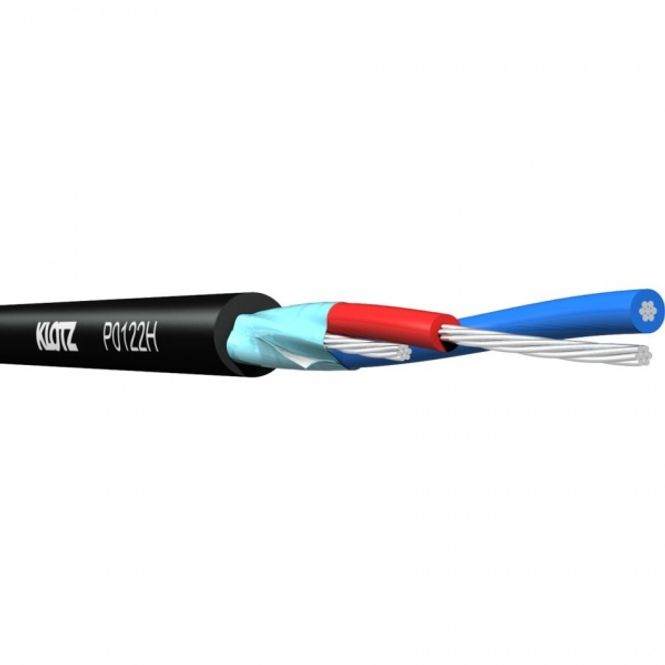 Hovedbilde Klotz 1 par installasjonskabel P0122H sort