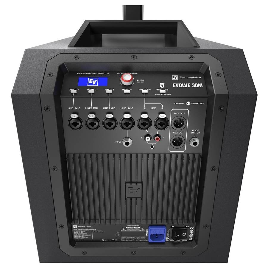Electro-Voice EVOLVE30 Høyttalersystem Søyle Sub Stag Sort
