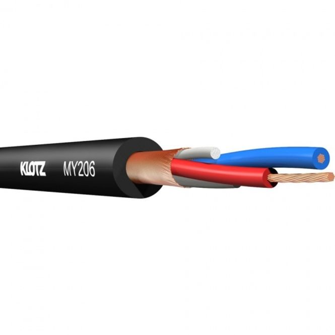 Hovedbilde Klotz MY206SW mikrofonkabel sort rull på 50m