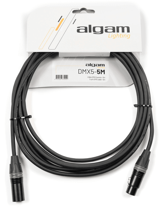 Hovedbilde Algam DMX5 - 5-pin DMX-kabel, 110Ω, 5m