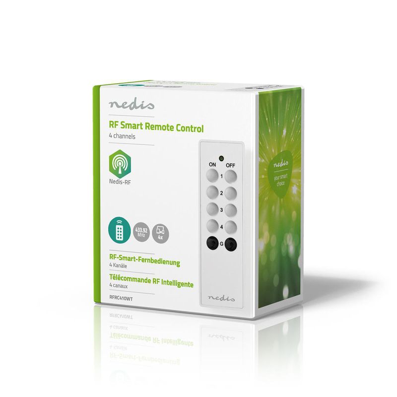 Nedis RF-fjernkontroll - 4 kanaler