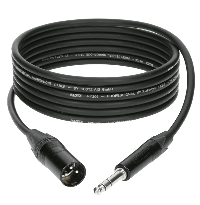Hovedbilde Klotz M1MS1B0300 kabel XLR Han til Balansert Jack Han 3 m