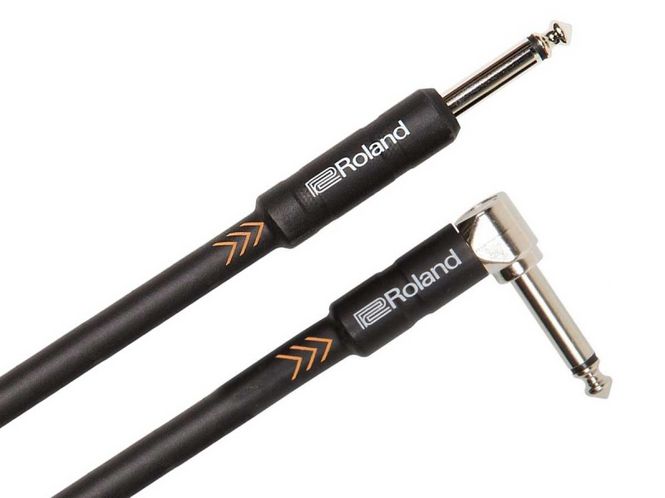 Hovedbilde Roland Black Instrumentkabel RIC-B10A Angled/Straight 3 meter