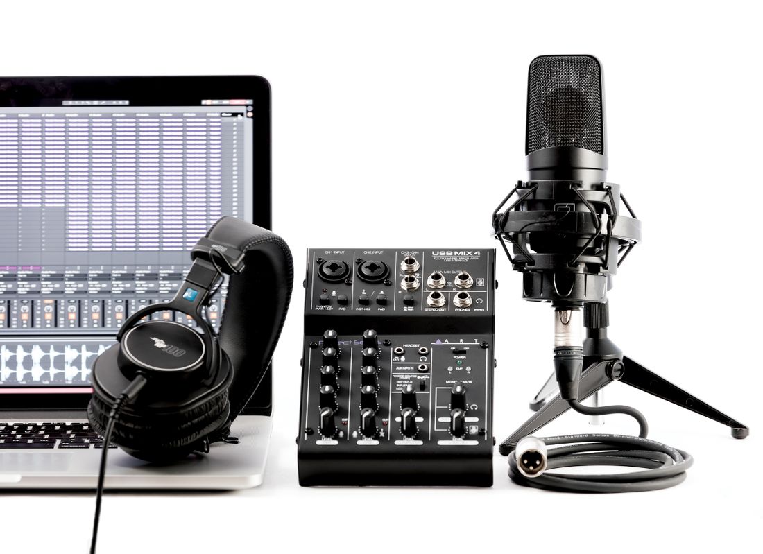 ART USB MIX 4 - 4-kanals Mixer / USB Audio Interface