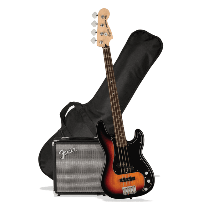 Hovedbilde Squier Affinity Series Precision Bass, MN, PJ Pack, Sunburst
