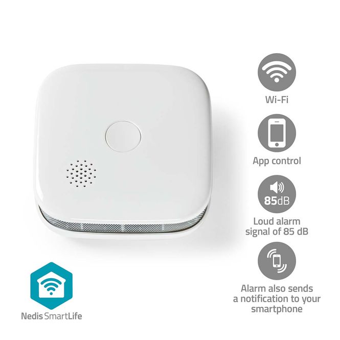 Hovedbilde SmartLife Wi-Fi røykvarsler, Fotoelektrisk detektor