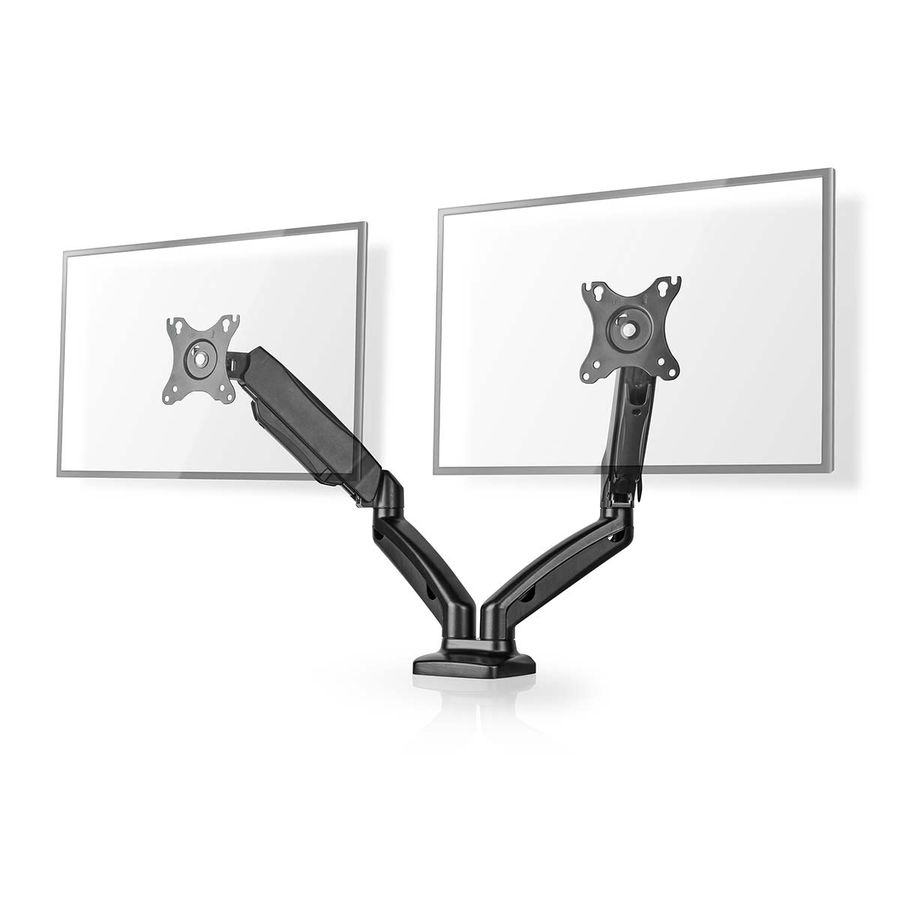 Nedis bordmonteringsarm / stativ for 2 dataskjermer 15-32